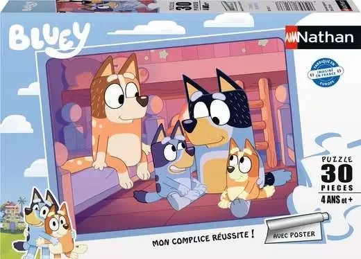 [861637] Puzzles Enfants 30 pièces - Bluey - L’heure de dormir
