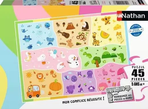 [042938] Puzzles Enfants 45 pièces - Un monde de couleurs