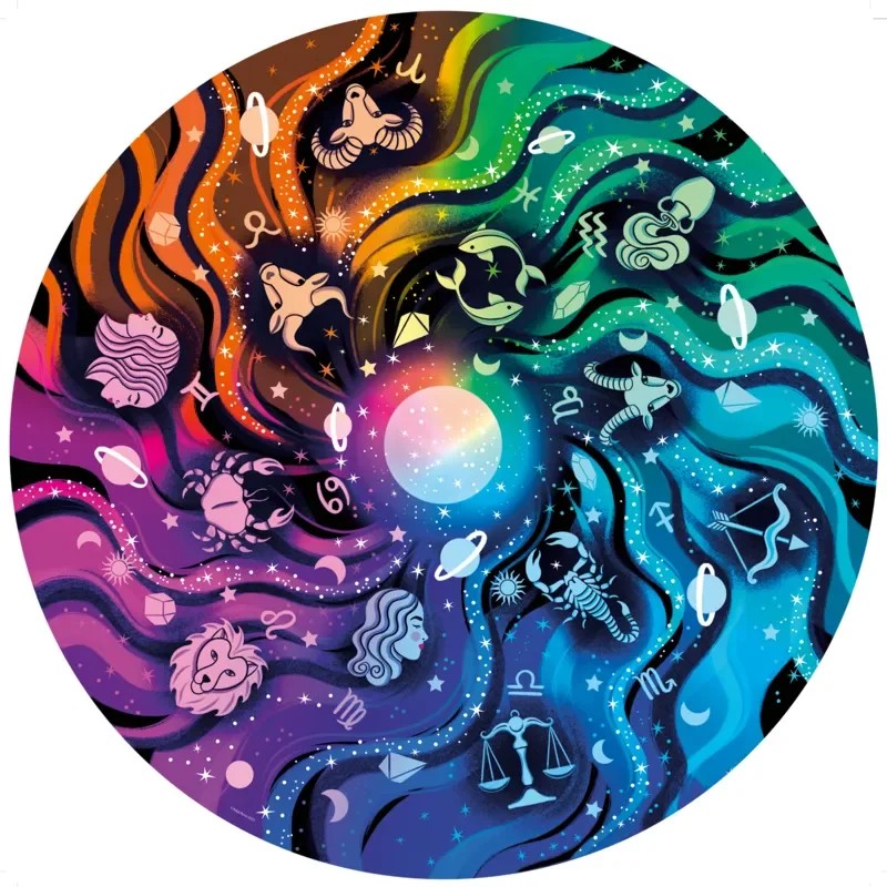 [008194] Puzzle 500 pièces : Astrologie (Circle of Colors)