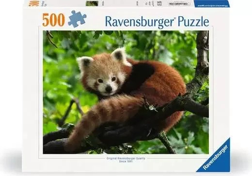 [003694] Puzzles Adultes 500 pièces - Adorable Panda roux