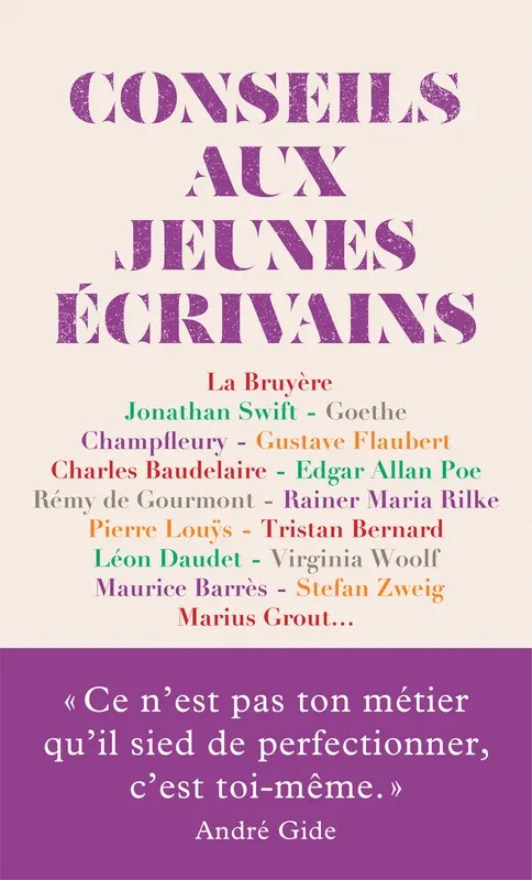 Conseils aux jeunes écrivains