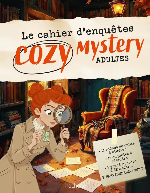 Le cahier d'enquêtes Cozy Mystery Adultes