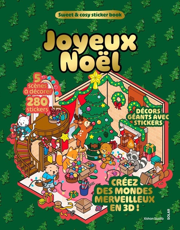 JOYEUX NOEL - SWEET AND COSY STICKERS BOOK