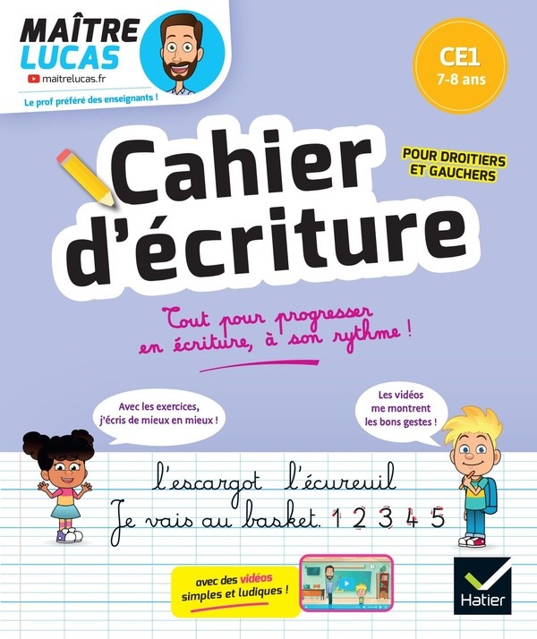 [3942393] Cahier d'écriture Maître Lucas - CE1