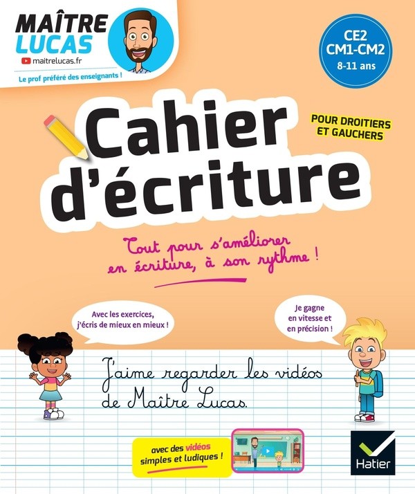[3942516] Cahier d'écriture Maître Lucas - CE2-CM1-CM2