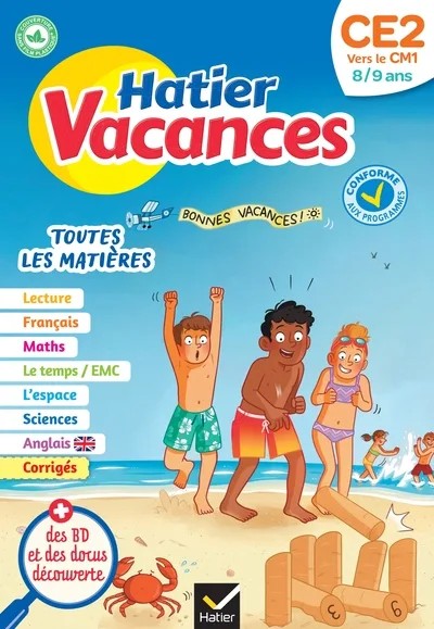 [8293545] Cahier de vacances 2026 - Hatier vacances - Du CE2 vers le CM1 8/9 ans
