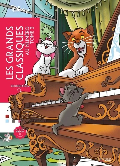 Coloriages au numéro - Grands classiques Tome 2