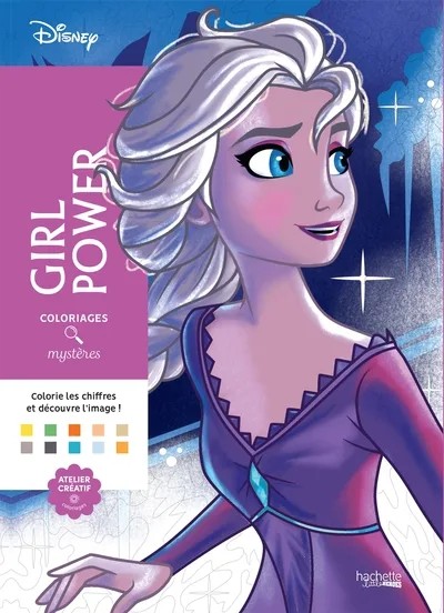 [8563569] Coloriages mystères Disney - Girl Power