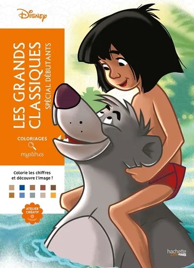 [1546729] Coloriages mystères Disney - Grands classiques Spécial débutants
