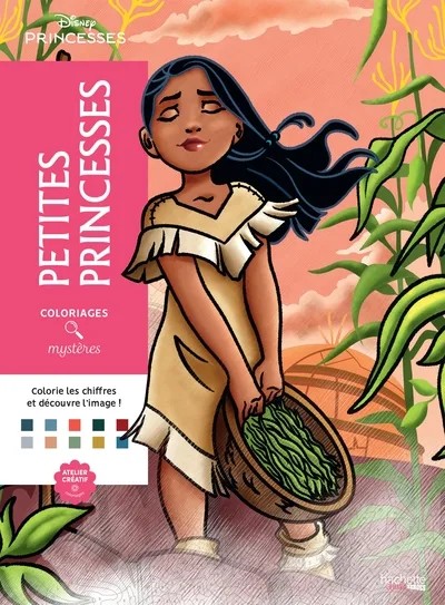[8595621] Coloriages mystères Disney - Petites princesses