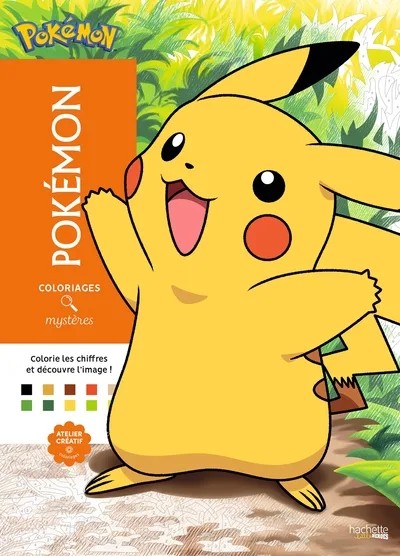 [6280318] Coloriages mystères - Pokémon - Colorie les chiffres et découvre l'image