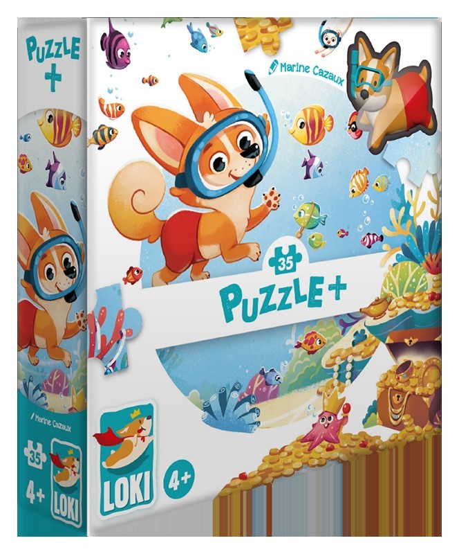 Puzzle+ : LOKI fait de la plongée (35 Pcs)