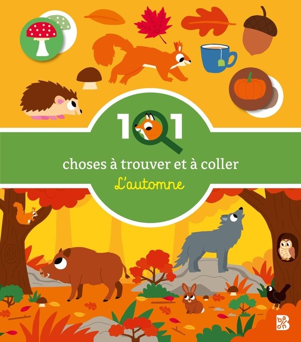 [3542702] 101 choses à trouver et à coller - L'automne