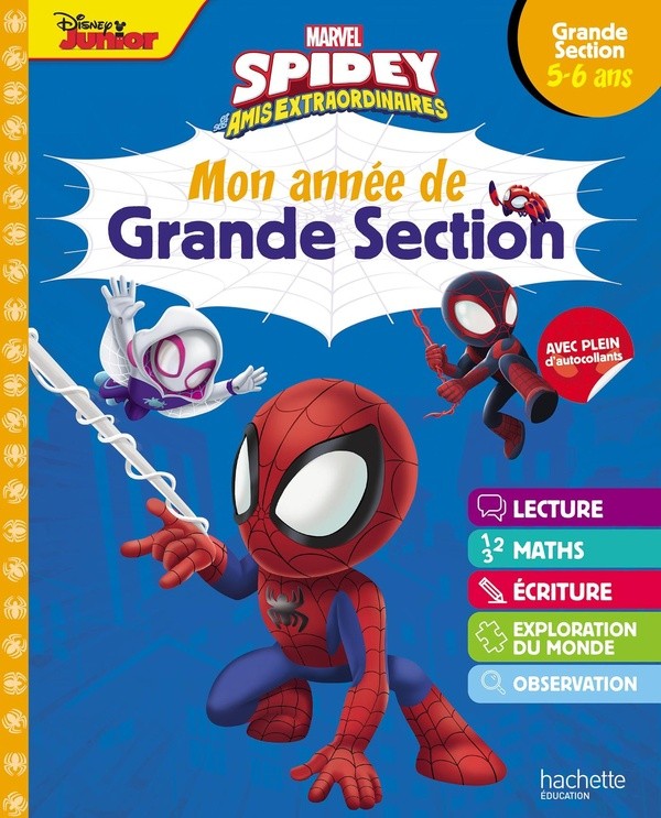 [1337514] Disney - Marvel - Spidey et ses amis extraordinaires - Mon année de Grande Section (5-6 ans)