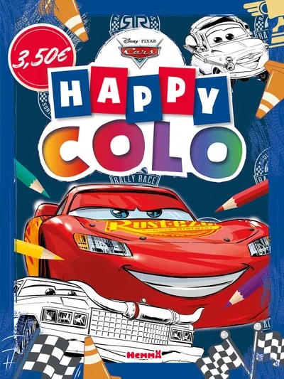 [1053744] Disney Pixar Cars 1,2 & 3- Happy colo (Flash, Tex et Luigi)