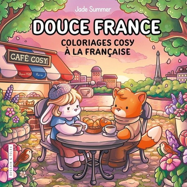 [1922468] Douce France - Jade Summer- Coloriages cosy à la française - Cosy colo