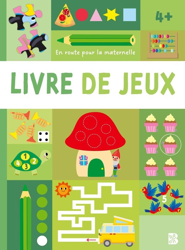 [2845617] En route pour la maternelle - Livre de jeux 4+