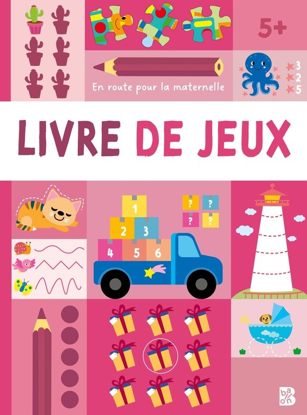 [2845740] En route pour la maternelle - Livre de jeux 5+