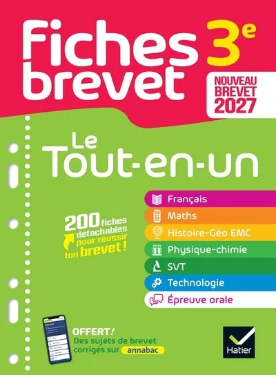 [4758641] Fiches brevet - Le tout-en-un Brevet (toutes les matières) - Nouveaux programmes