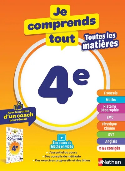 [1063903] Je comprends tout - tout en un 4ème