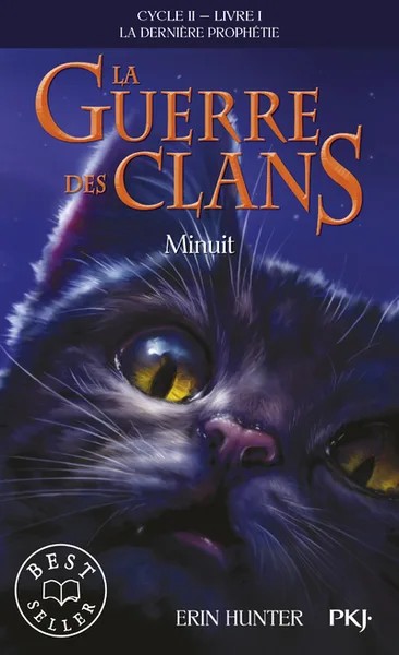 [496295] La guerre des clans - Cycle II : La dernière prophétie - Tome 1 Minuit - poche