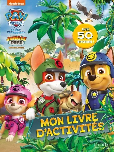 [4848001] La Pat' Patrouille - Jeux et stickers Jungle Pups - Activités et autocollants