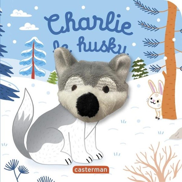 [C29117] Les bébêtes - Charlie le husky - Livre marionnette pour bébé - dès 3 mois