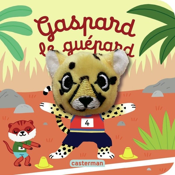 Les bébêtes - Gaspard le guépard - Livre marionnette pour bébé - dès 3 mois