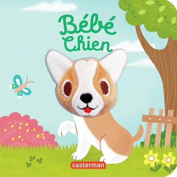 Bébé chien - Livre marionnette pour bébé - dès 3 mois