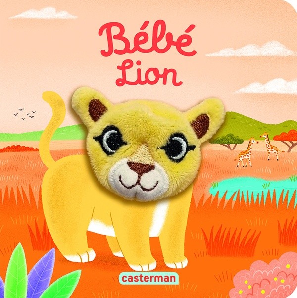 [C27737] Bébé lion - Livre marionnette pour bébé - dès 3 mois