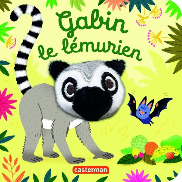 Gabin le Lémurien - Livre marionnette pour bébé - dès 3 mois