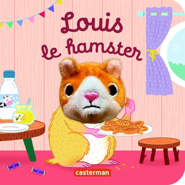 [C28429] Louis le hamster - Livre marionnette pour bébé - dès 3 mois