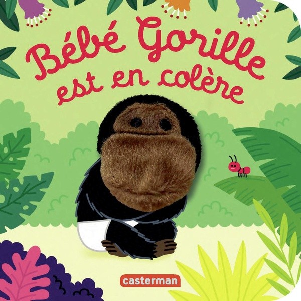 [C29112] Bébé Gorille est en colère - Livre marionnette pour bébé - dès 3 mois