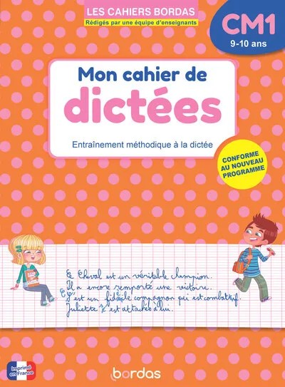 [1079626] Les cahiers Bordas - Mon cahier de dictées CM1