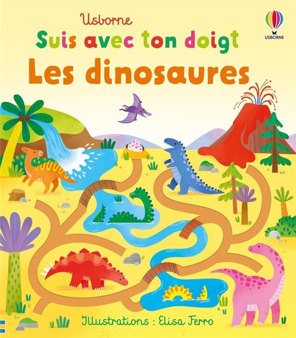 [1020626] Les dinosaures - Suis avec ton doigt - Dès 1 an