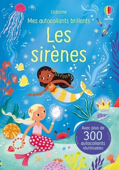 [1020621] Les sirènes - Mes autocollants brillants - Dès 3 ans