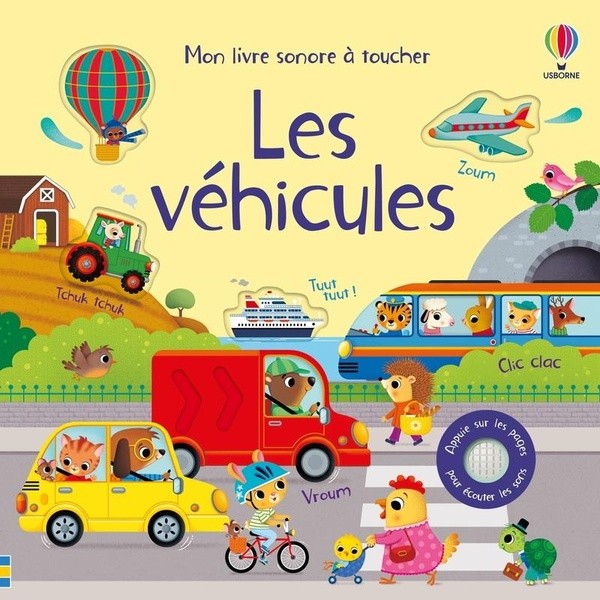 [976031] Les véhicules - Mon livre sonore à toucher - Dès 1 an