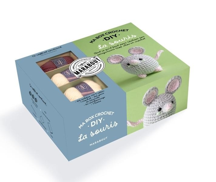 Ma box crochet DIY La souris Apily - Tout ce qu'il faut pour réaliser son amigurumi trop chou en crochet