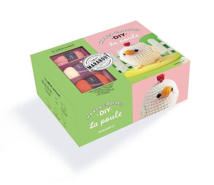 Ma box crochet Poule Apily