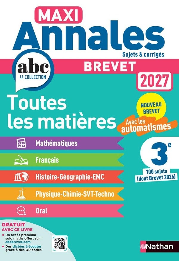 [1077163] Maxi Annales Brevet 2027 - Corrigé