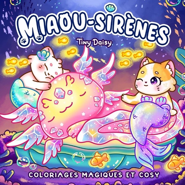 [2166698] Miaou-sirènes : coloriages magiques et cosy