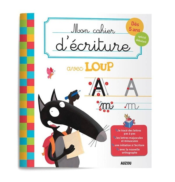 [AU05131] Mon cahier d'écriture avec Loup