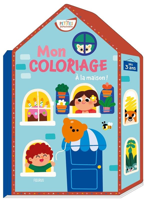 [FS89718] Mon coloriage Petites Pousses - A la maison