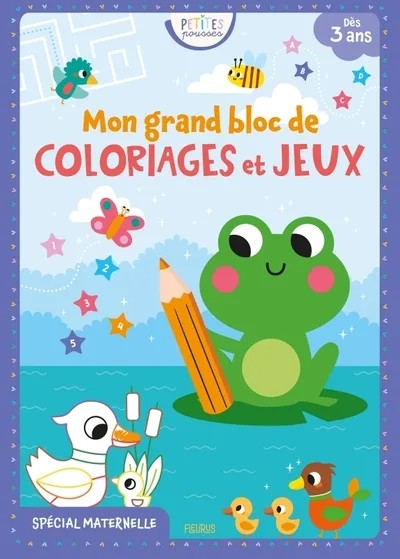 [FS89756] Mon grand bloc de coloriages et jeux