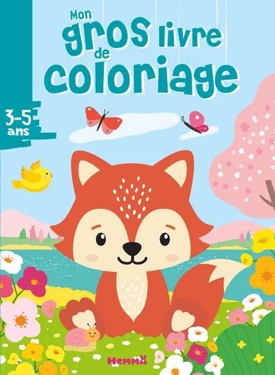 [1011453] Mon gros livre de coloriage (Renard printemps)