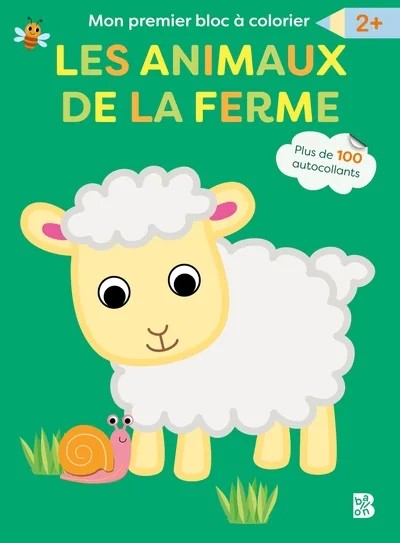 [6208547] Mon premier bloc à colorier - Les animaux de la ferme