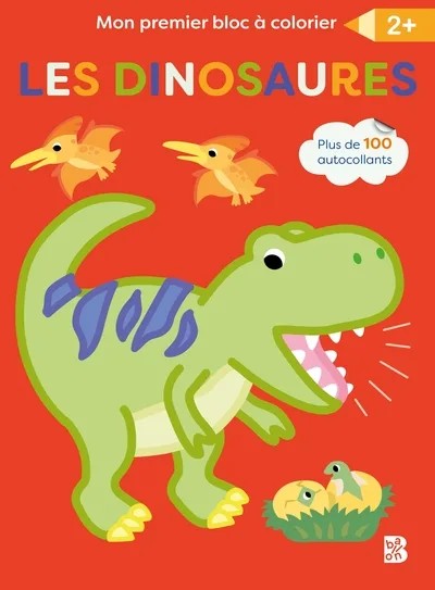 [6208793] Mon premier bloc à colorier - Les dinosaures