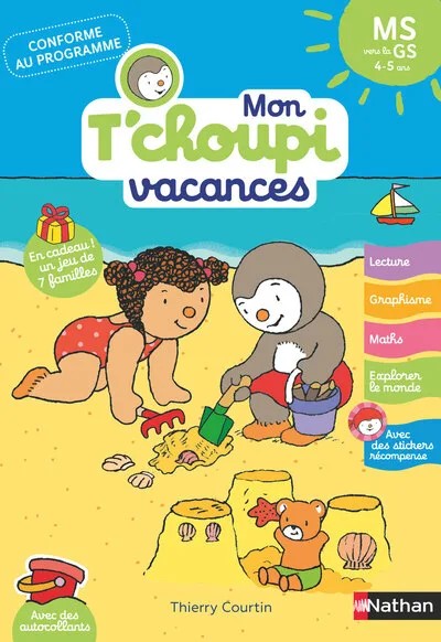 Mon Tchoupi Vacances MS
