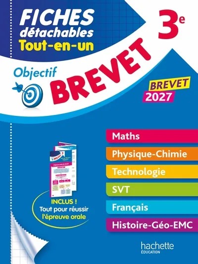[5349866] Objectif Brevet - Fiches Tout-en-un 2027