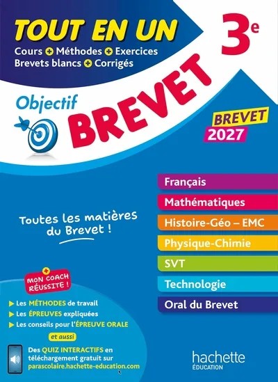 [5349742] Objectif Brevet - Tout-en-un 2027